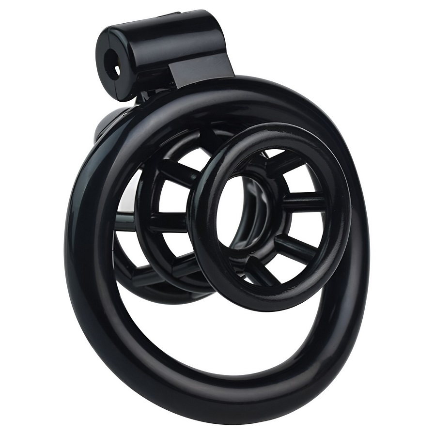 FAAK - Resin Chastity Cage 217 - Black photo-3 FAAK - Resin Chastity Cage 217 - Black photo-3