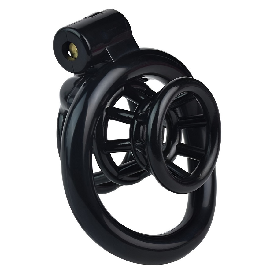 FAAK - Resin Chastity Cage 217 - Black photo-4 FAAK - Resin Chastity Cage 217 - Black photo-4