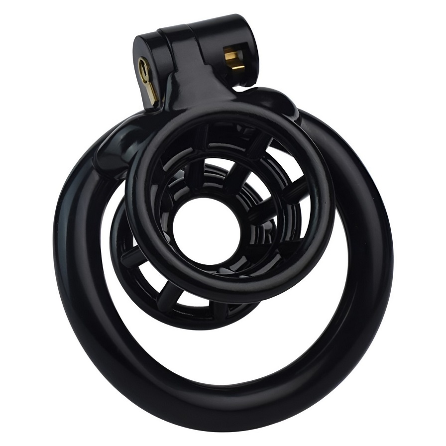 FAAK - Resin Chastity Cage 217 - Black photo-5 FAAK - Resin Chastity Cage 217 - Black photo-5