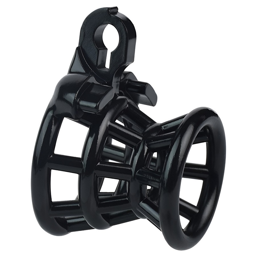 FAAK - Resin Chastity Cage 217 - Black photo-7 FAAK - Resin Chastity Cage 217 - Black photo-7