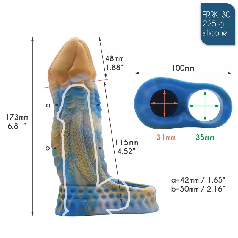 FAAK - Monster Cock Sleeve - Skin photo-5