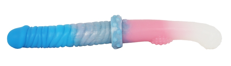 FAAK - Convex Glans Double Dildo - Macaron photo-3