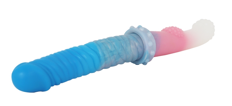 FAAK - Convex Glans Double Dildo - Macaron photo-5