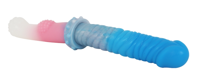 FAAK - Convex Glans Double Dildo - Macaron photo-6