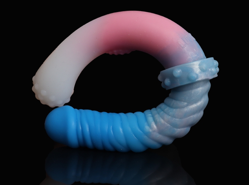 FAAK - Convex Glans Double Dildo - Macaron photo-7