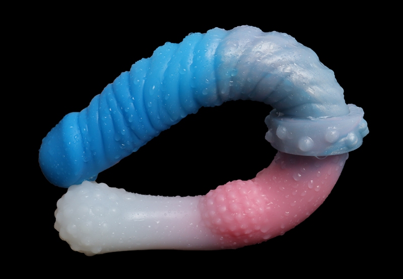 FAAK - Convex Glans Double Dildo - Macaron photo-9