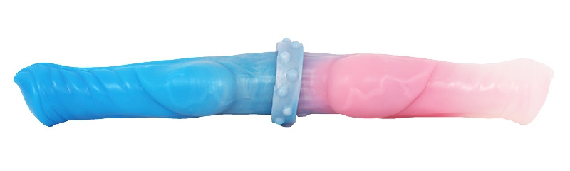 FAAK - Monster Double Dildo - Macaron photo-4