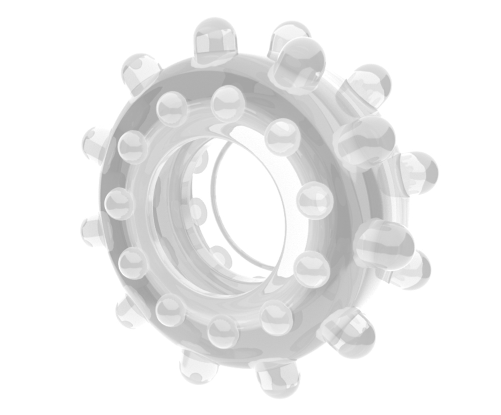 Lovetoy - Power Plus Cockring 4cm - Clear photo-2