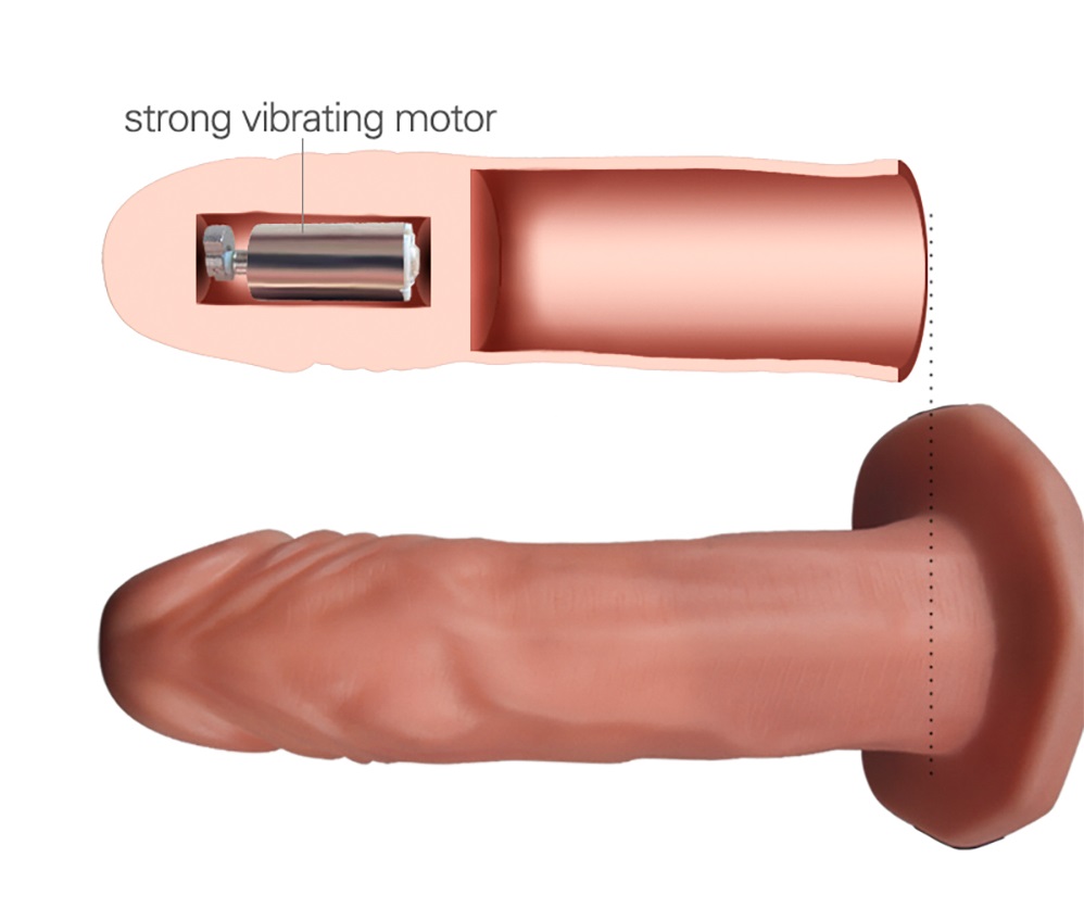 Lovetoy - Vibro Hollow Strap-On - Skin photo-6 Lovetoy - Vibro Hollow Strap-On - Skin photo-6