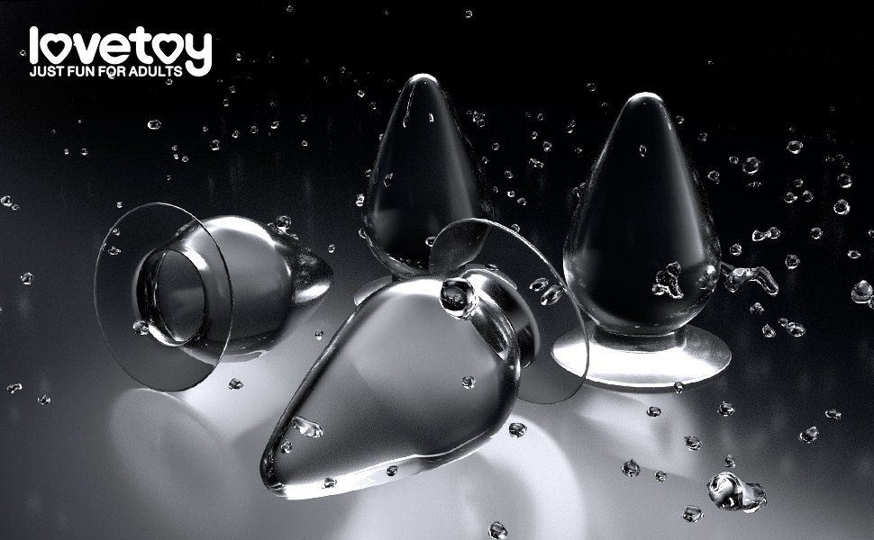 Lovetoy - Flawless Anal Plug 4.5'' - Clear photo-12