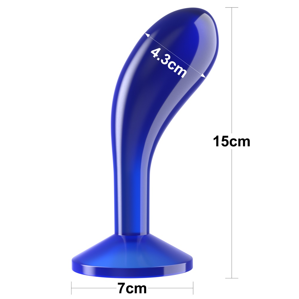 Lovetoy - Flawless Prostate Plug 6'' - Blue photo-6