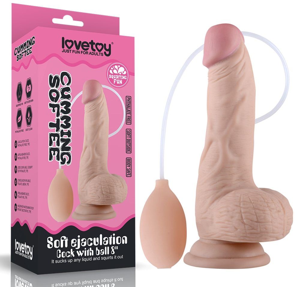 Lovetoy - Soft Ejaculation Cock With Ball 8