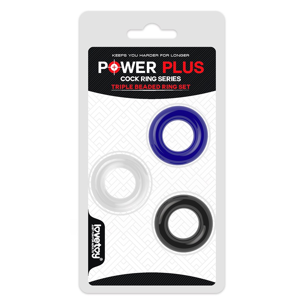 Lovetoy - Power Plus Triple Donut Ring Set photo-8