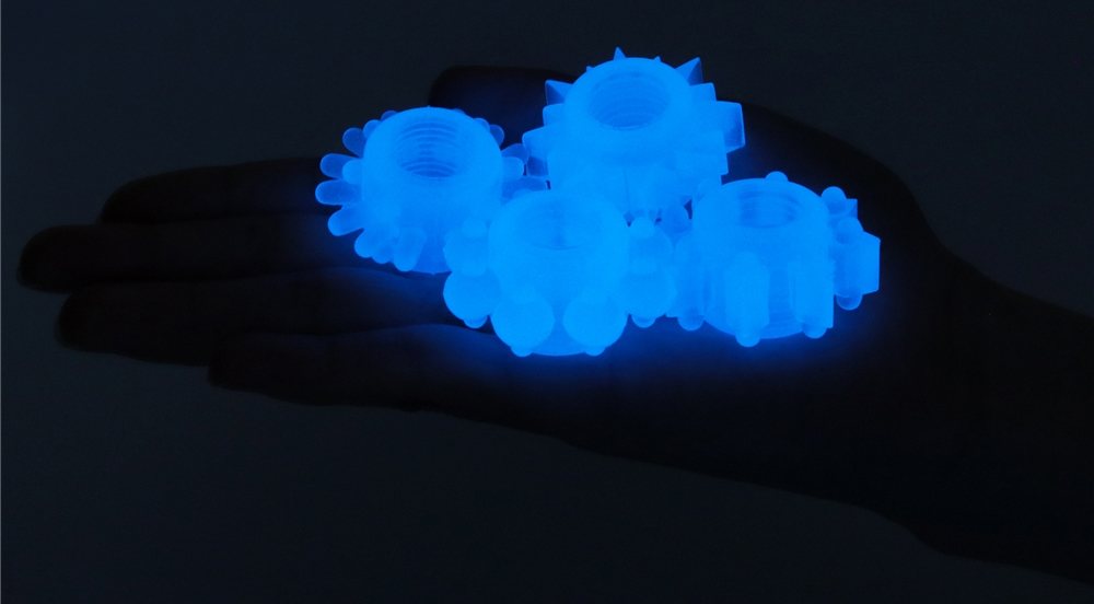 Lovetoy - Lumino Play Ring Set 4 pcs - Blue photo-4