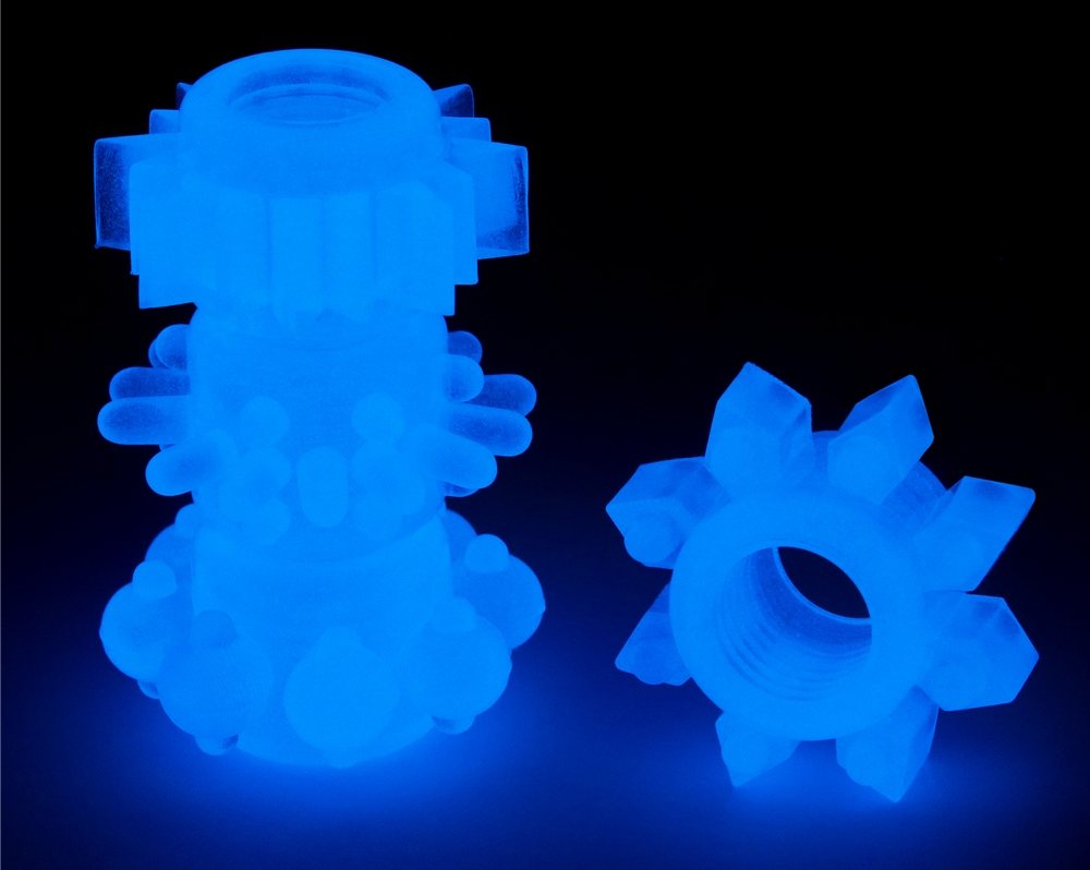 Lovetoy - Lumino Play Ring Set 4 pcs - Blue photo-11