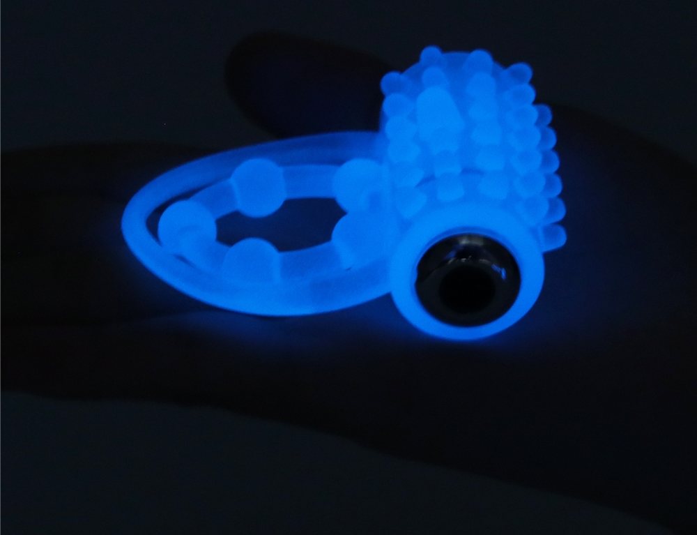 Lovetoy - Lumino Play Vibro Double Ring - Blue photo-6