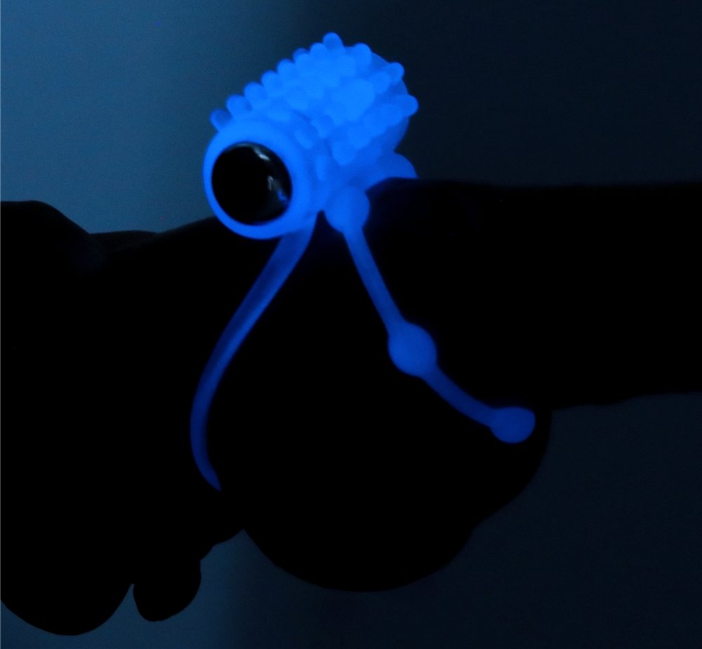 Lovetoy - Lumino Play Vibro Double Ring - Blue photo-8