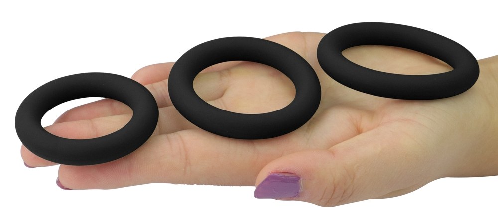Lovetoy - Power Plus Snug Rings - Black photo-2