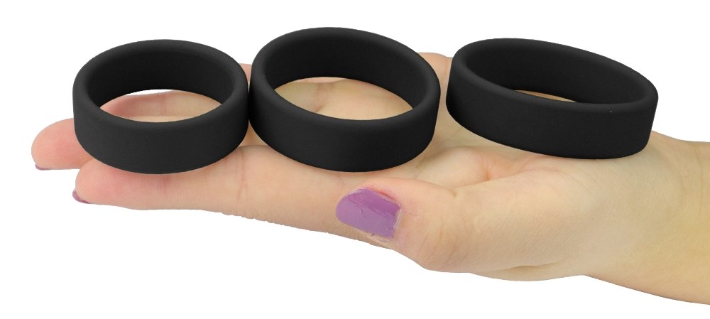 Lovetoy - Power Plus Pro Rings - Black photo-2