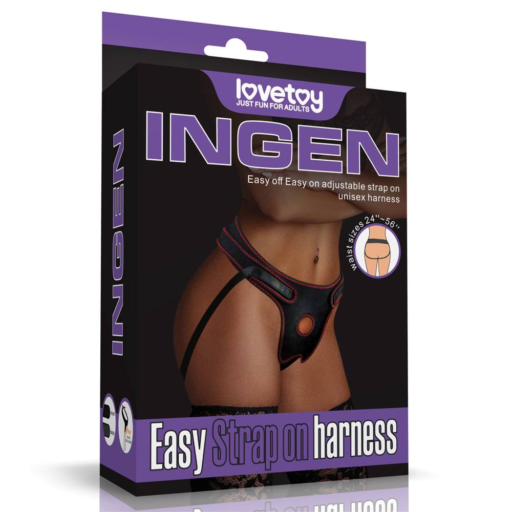 Lovetoy - Easy Strap On Harness - Black photo-16