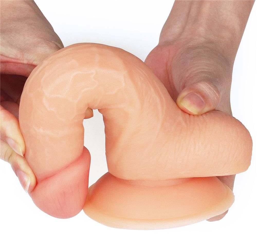 Lovetoy - Easy Strapon Set w Balls 7'' - Flesh photo-3