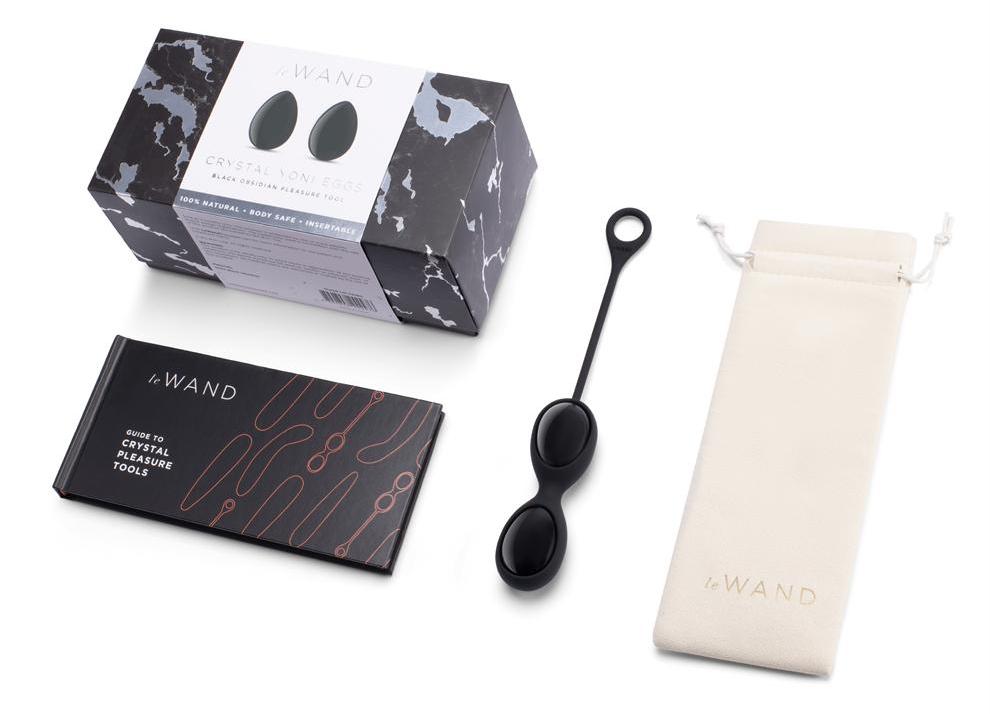 Le Wand - Crystal Yoni Eggs - Black Obsidian photo-6