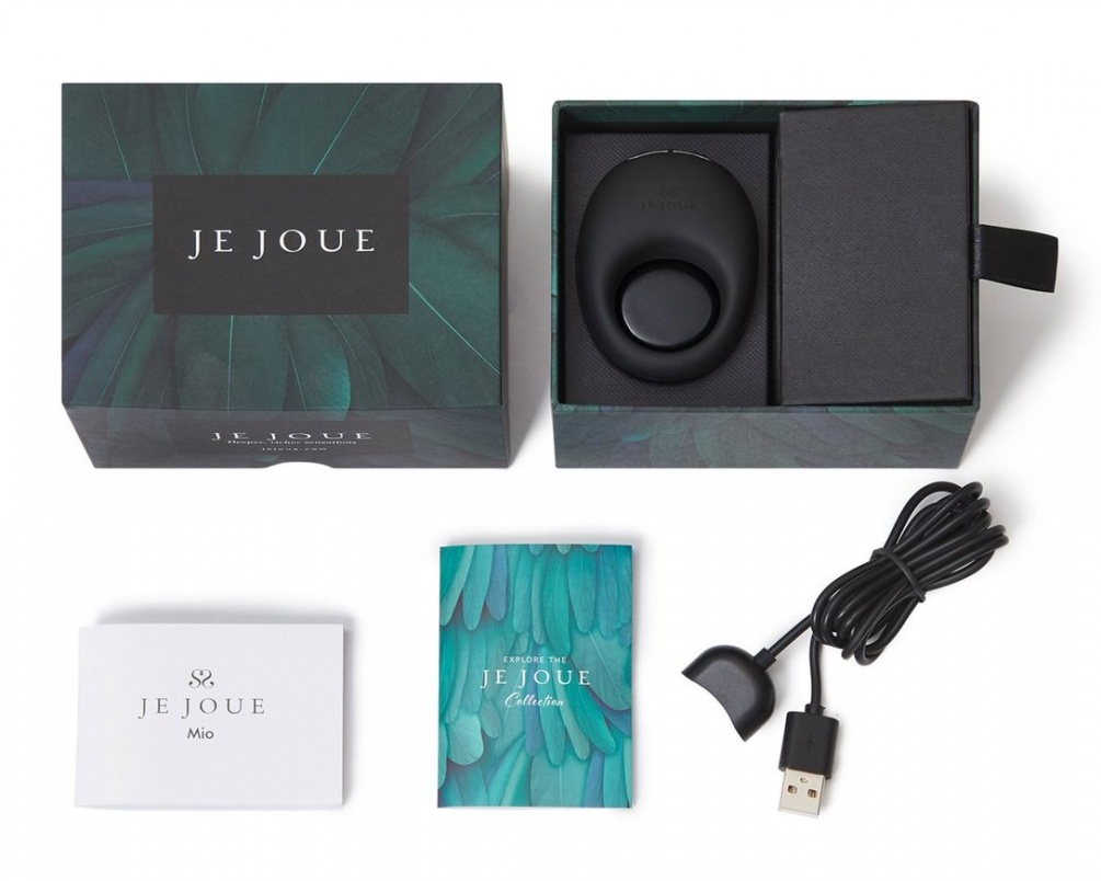 Je Joue - Mio Vibro Cock Ring - Black photo-9