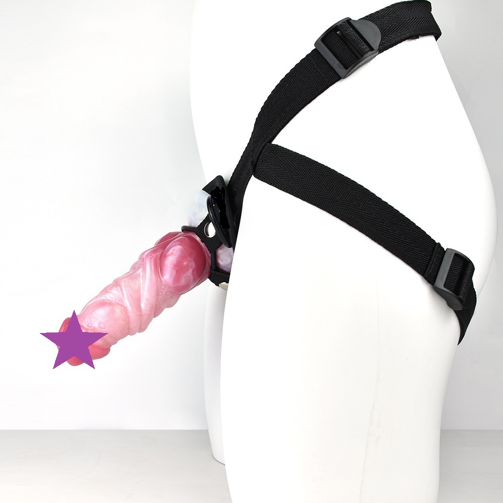 FAAK - Demon Wolf Randy Strap-On - Rosy photo-2