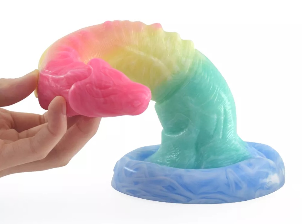 FAAK - Red Pupil Spirit Snake Poll Dildo - Pure Desire photo-3