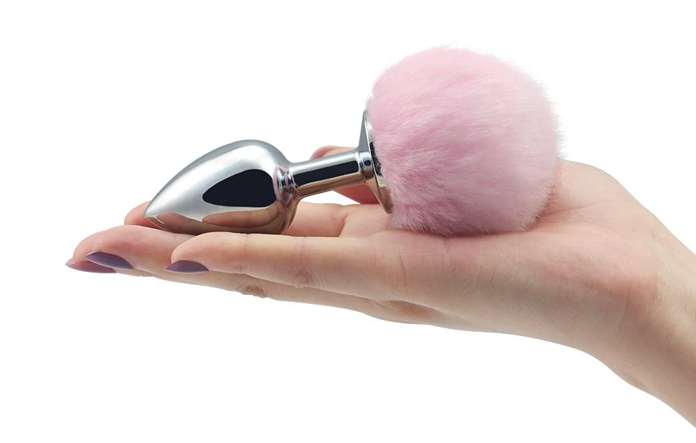 Lovetoy - Pompon Metal Plug S - Purple photo-2