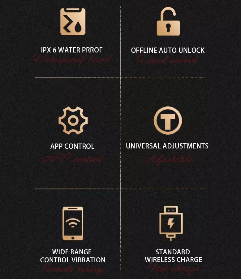 QIUI - APP Controlled Chastity Device L - Black photo-12