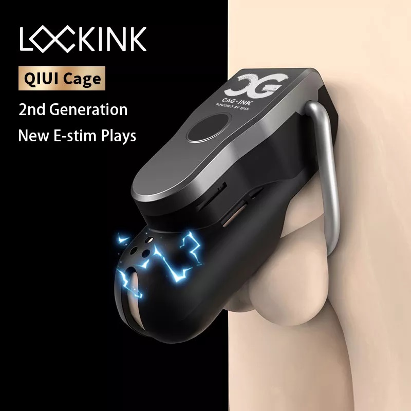 QIUI - APP Controlled Chastity Device M - Black photo-3