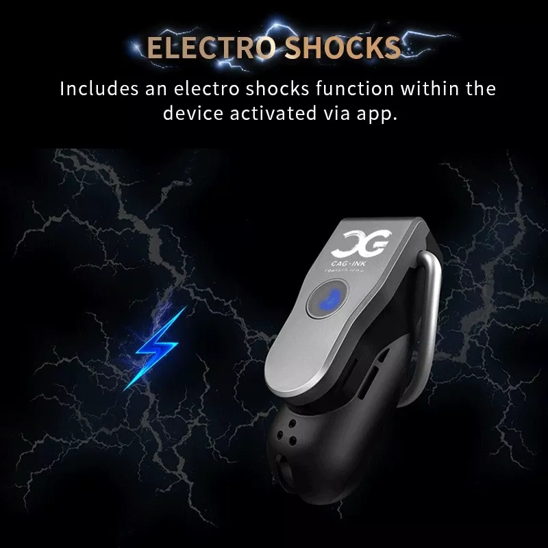 QIUI - APP Controlled Chastity Device M - Black photo-5