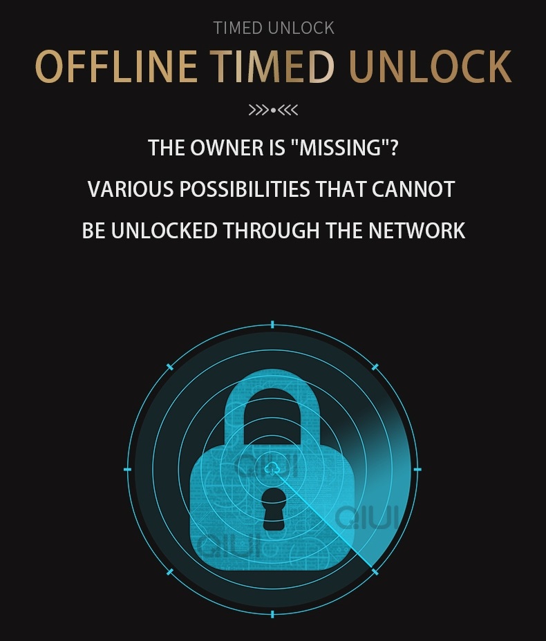 QIUI - APP Controlled Chastity Device M - Black photo-9