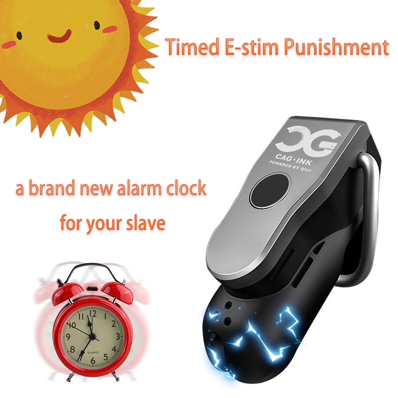 QIUI - APP Controlled Chastity Device M - Black photo-10