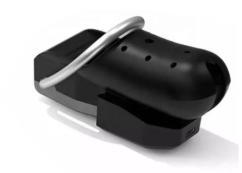 QIUI - APP Controlled Chastity Device M - Black photo-12
