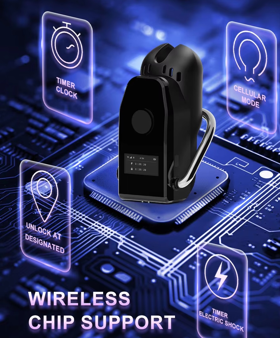 QIUI - 3.0 App-Control Chastity Device S - Black photo-4