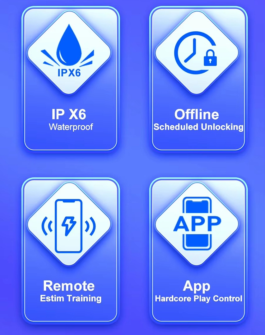 QIUI - 3.0 App-Control Chastity Device S - Black photo-7