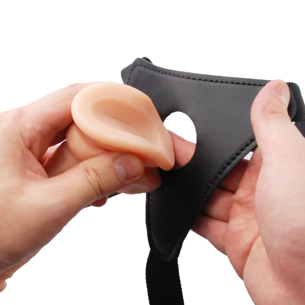 A-One - Double Dildo Belt - Black photo-11