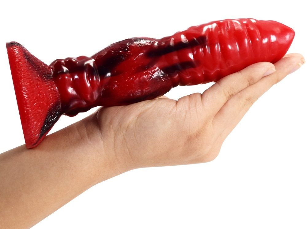 FAAK - Wolfdog Dildo - Red/Black photo-6