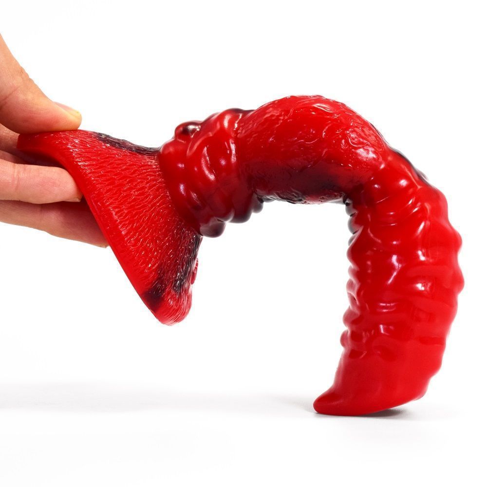 FAAK - Wolfdog Dildo - Red/Black photo-10