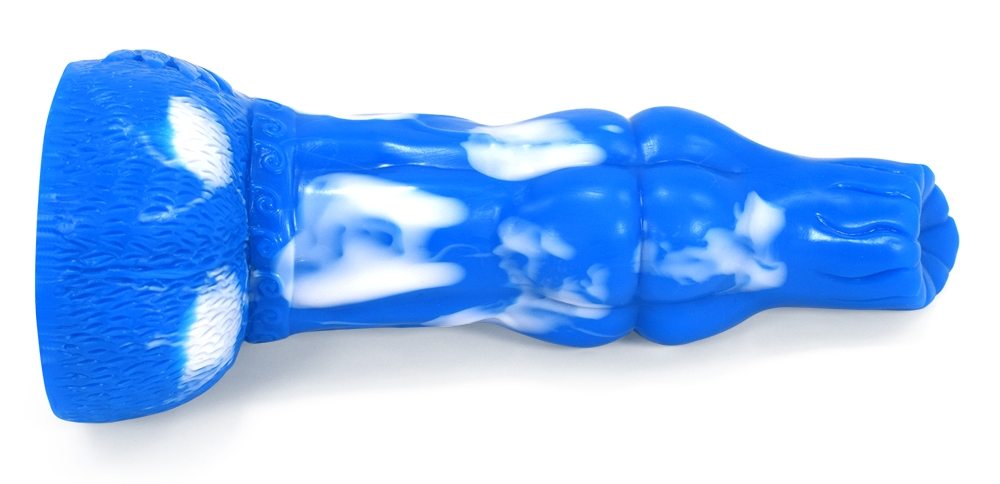 FAAK - Mythical Beast Gluttony Dildo - Blue/White photo-7