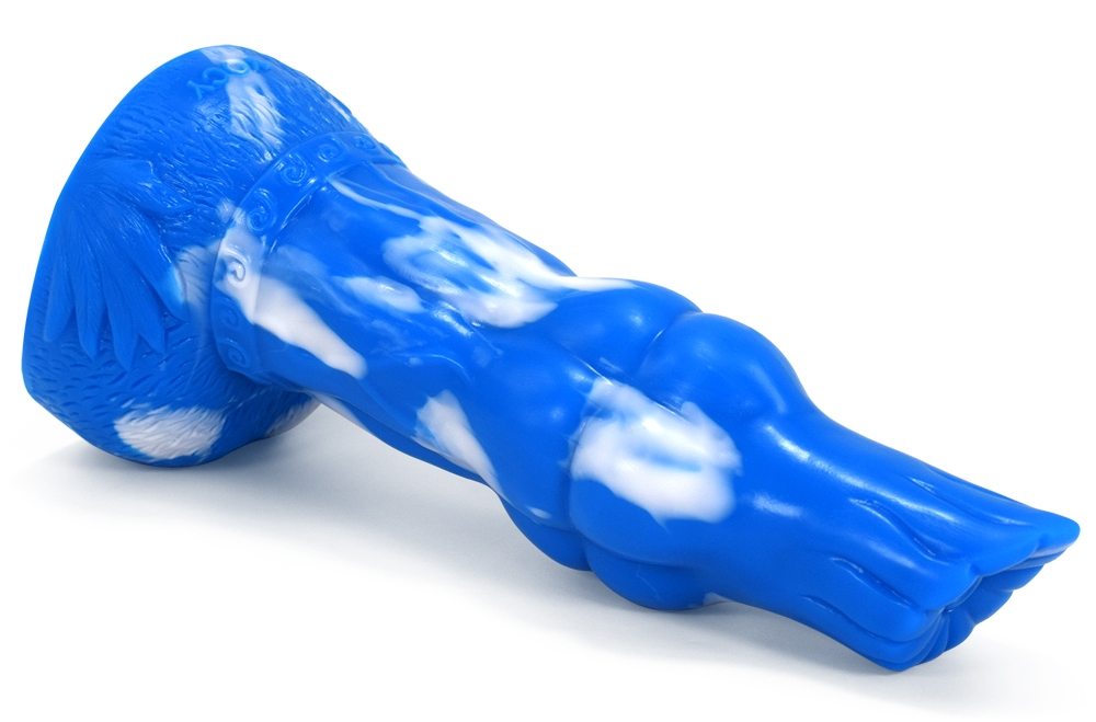 FAAK - Mythical Beast Gluttony Dildo - Blue/White photo-10