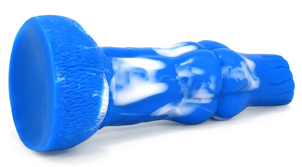 FAAK - Mythical Beast Gluttony Dildo - Blue/White photo-15