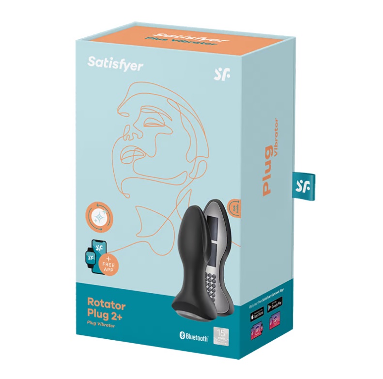 Satisfyer - Rotator Vibro Plug 2 Plus - Black photo-7