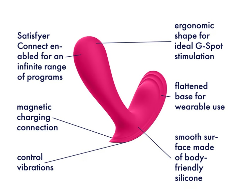 Satisfyer - Top Secret Panty Vibe - Pink photo-4