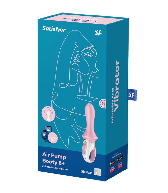 Satisfyer - Air Pump Booty 5 - Pink photo-5