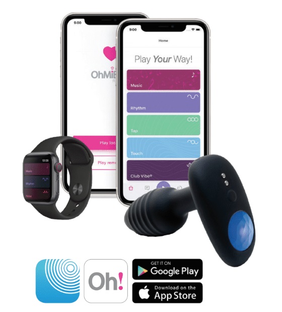 Kiiroo - OhMiBod Lumen App-Controlled Plug - Black photo-6