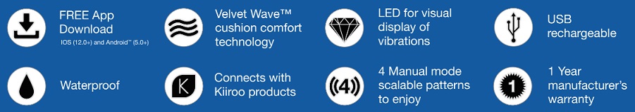 Kiiroo - OhMiBod Lumen App-Controlled Plug - Black photo-9