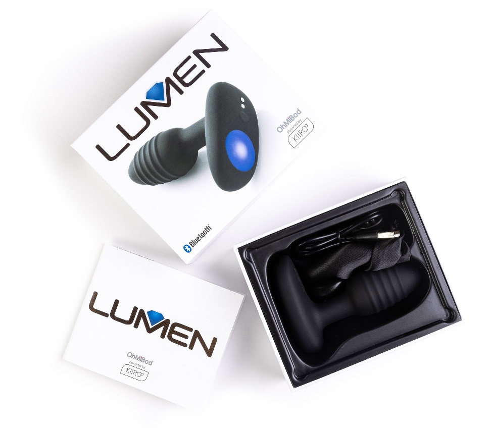 Kiiroo - OhMiBod Lumen App-Controlled Plug - Black photo-10